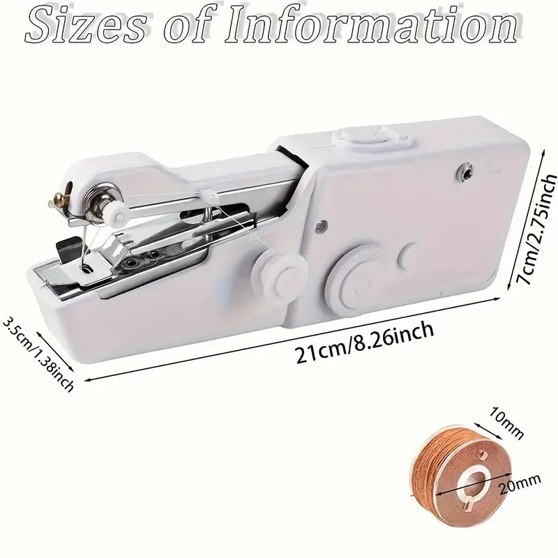 ¡Adiós a la costura manual! Lleva tu Máquina de Coser Portátil con ENVÍO GRATIS 🎁