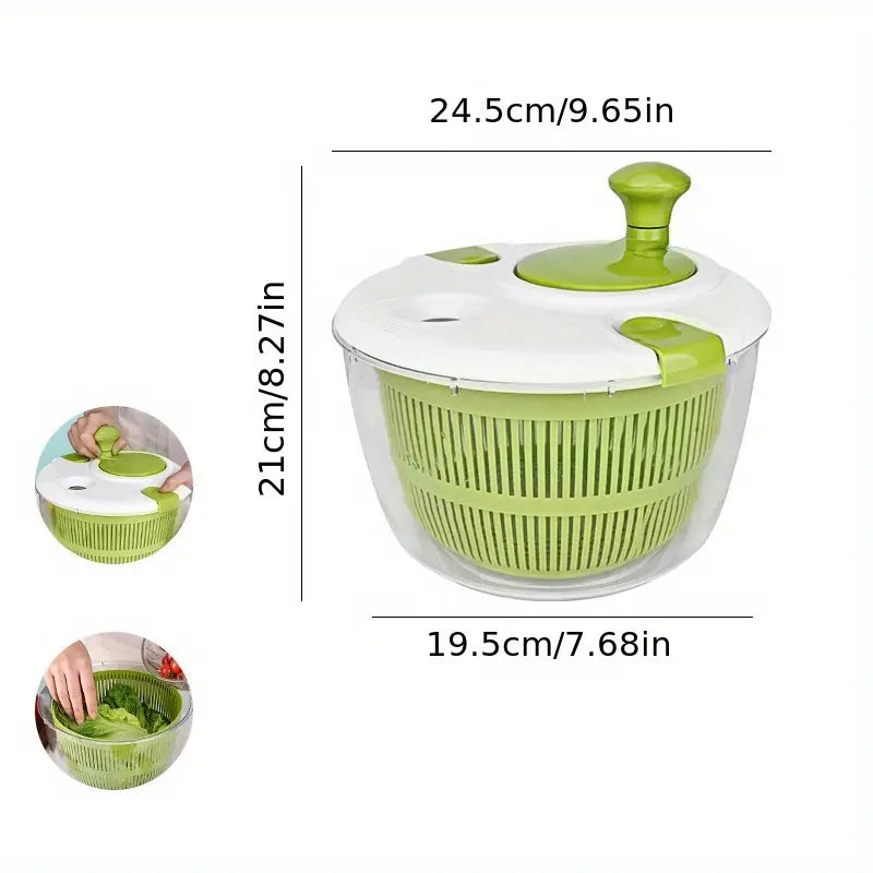 Secador de Vegetales y Frutas 5L – Frescura en Segundos + ¡Envío GRATIS! 🎁 Paga al recibir 🏡
