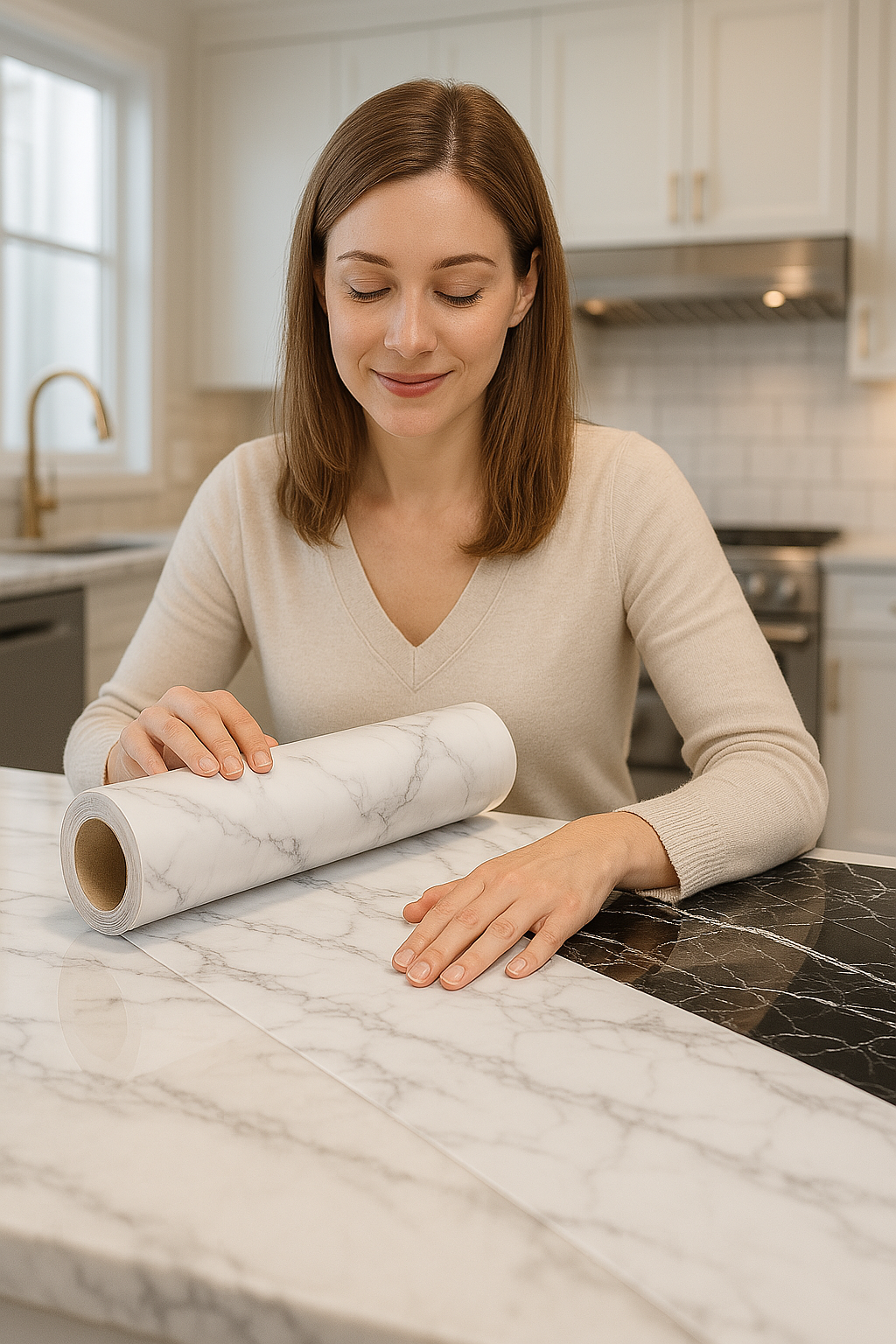 Rollo Autoadhesivo de Mármol 10 Metros – Renueva tus espacios sin obras ni gastos excesivos 🏡✨