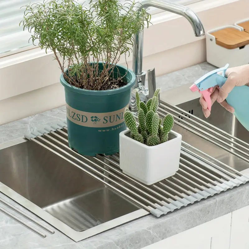 Escurridor Multifuncional Plegable: Lleva 2 + Envío Gratis 🎁 y Paga en Casa 🏠