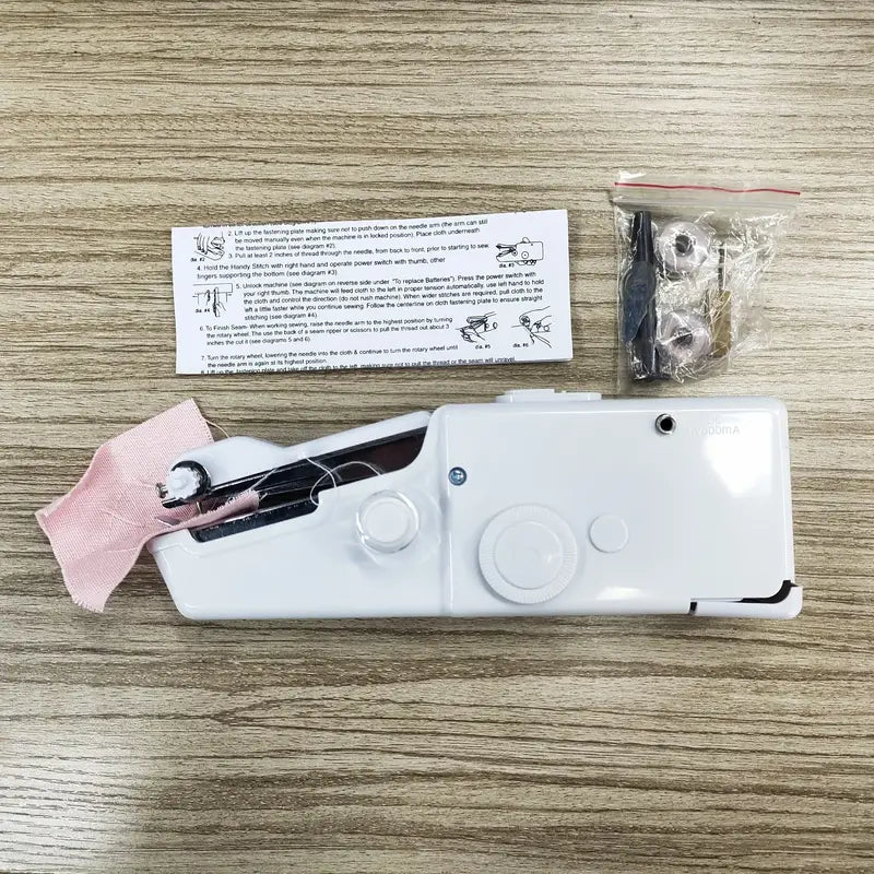 ¡Adiós a la costura manual! Lleva tu Máquina de Coser Portátil con ENVÍO GRATIS 🎁
