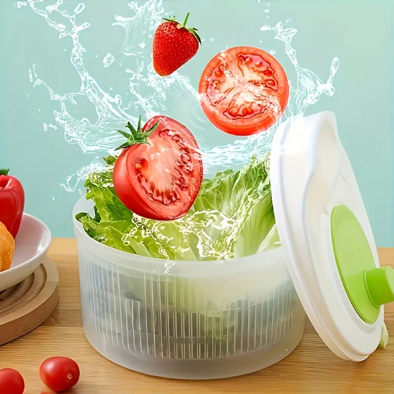 Secador de Vegetales y Frutas 5L – Frescura en Segundos + ¡Envío GRATIS! 🎁 Paga al recibir 🏡