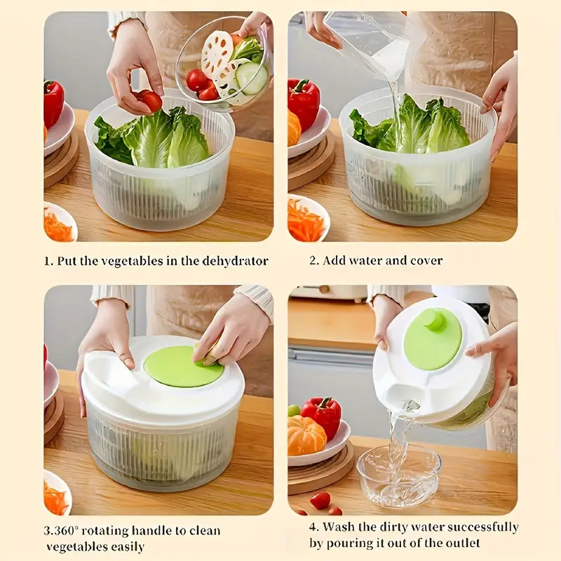 Secador de Vegetales y Frutas 5L – Frescura en Segundos + ¡Envío GRATIS! 🎁 Paga al recibir 🏡