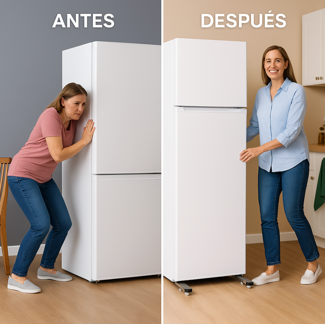 ¡Mueve tus muebles más pesados sin sudar ni pedir ayuda! 🚛✨ Soporta hasta 300 kg