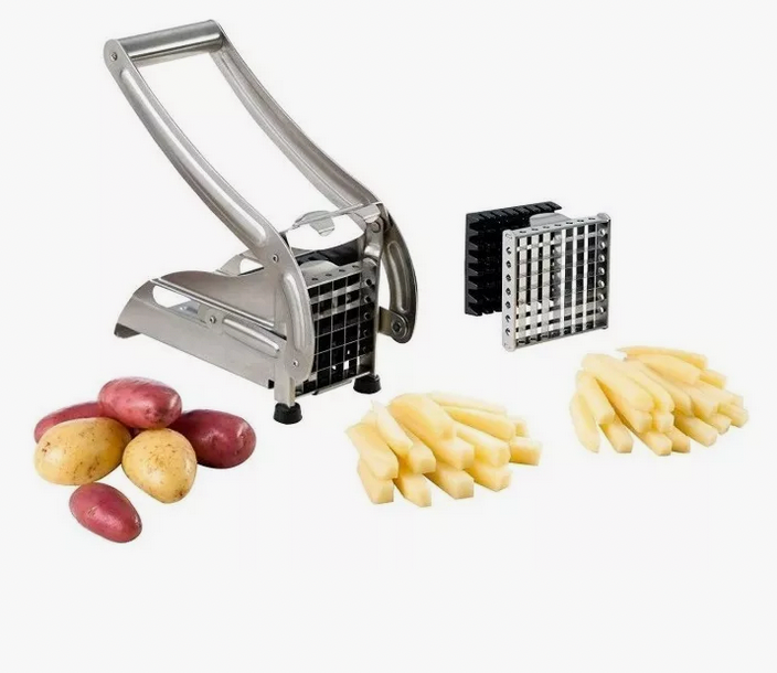 ¡Corta papas como un chef sin esfuerzo y en segundos! 🍟✨