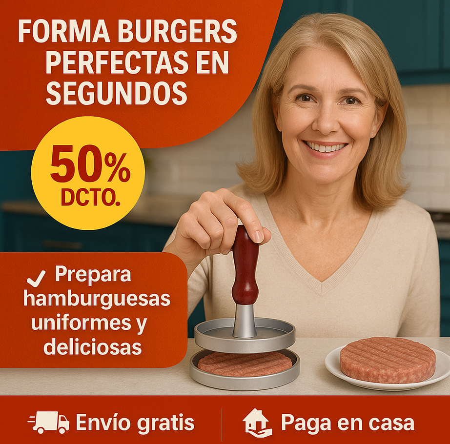 ¡Haz las mejores hamburguesas caseras como un experto! 🍔🔥 | Pack 2x1