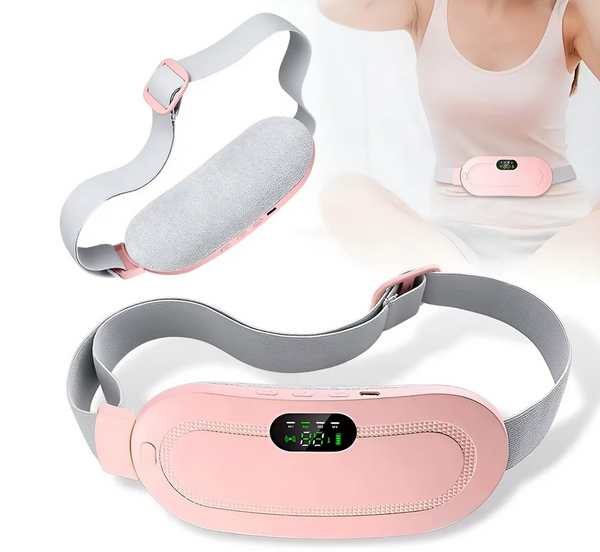 Cinturón de alivio menstrual con calor y masaje relajante