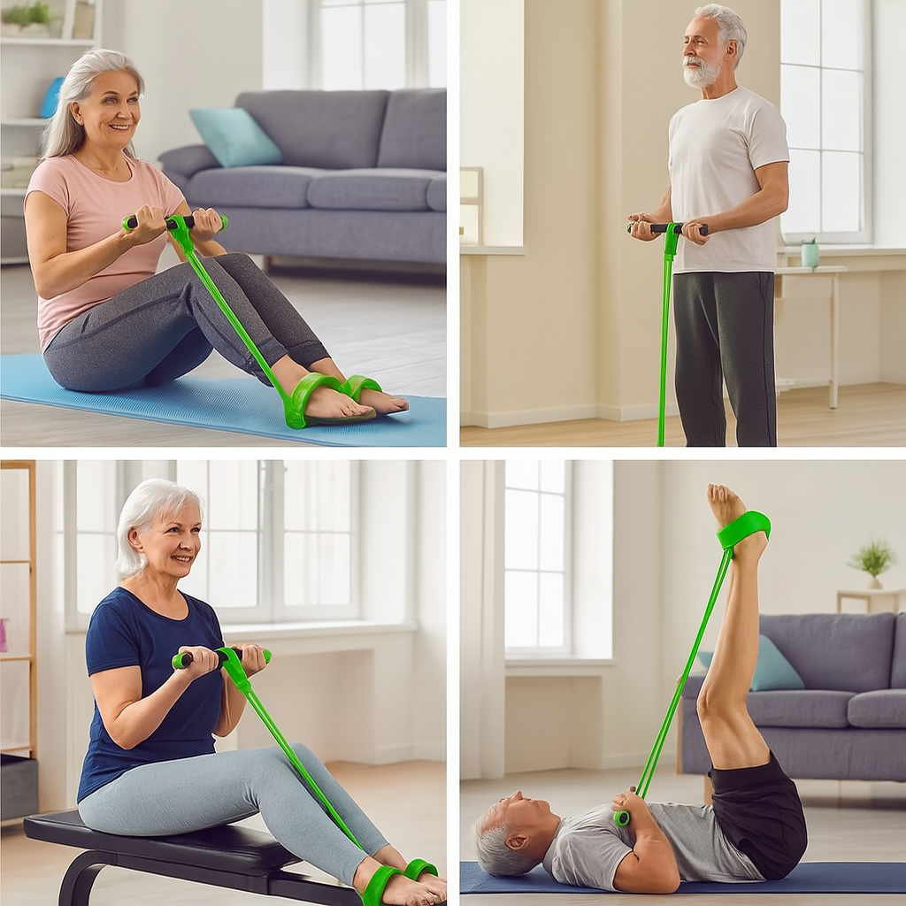 Banda Elástica MultiFit — Ejercita todo tu cuerpo en casa sin máquinas ni gym