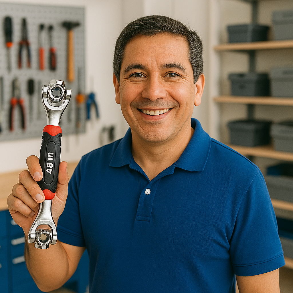 Llave Multiusos 48 en 1 🛠️ ¡Repara todo con una sola herramienta!
