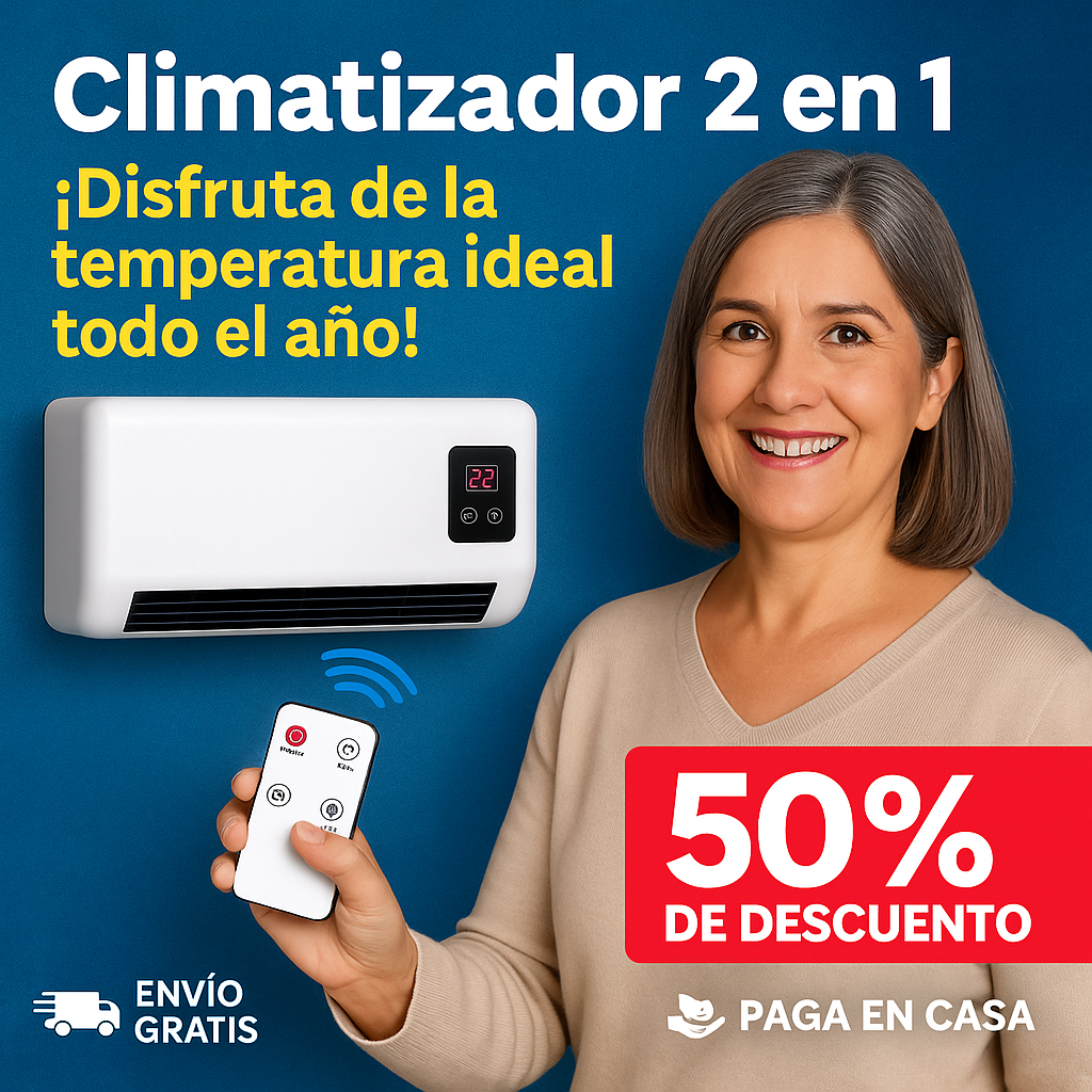 ¡El frío está más fuerte que nunca! Calienta tu pieza al instante con este calefactor tipo aire 🥶🔥