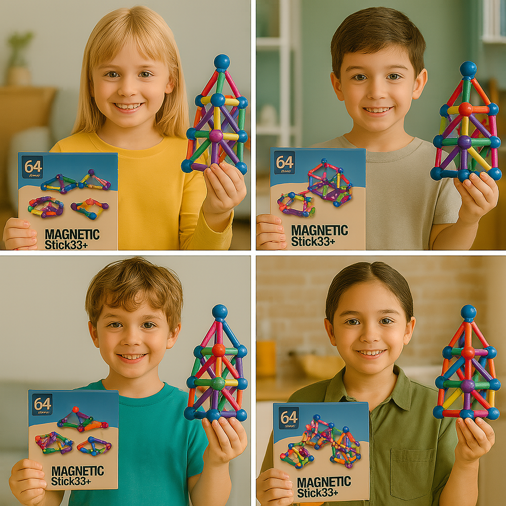 Magnetic Sticks: Construye la imaginación y diviértete sin límites