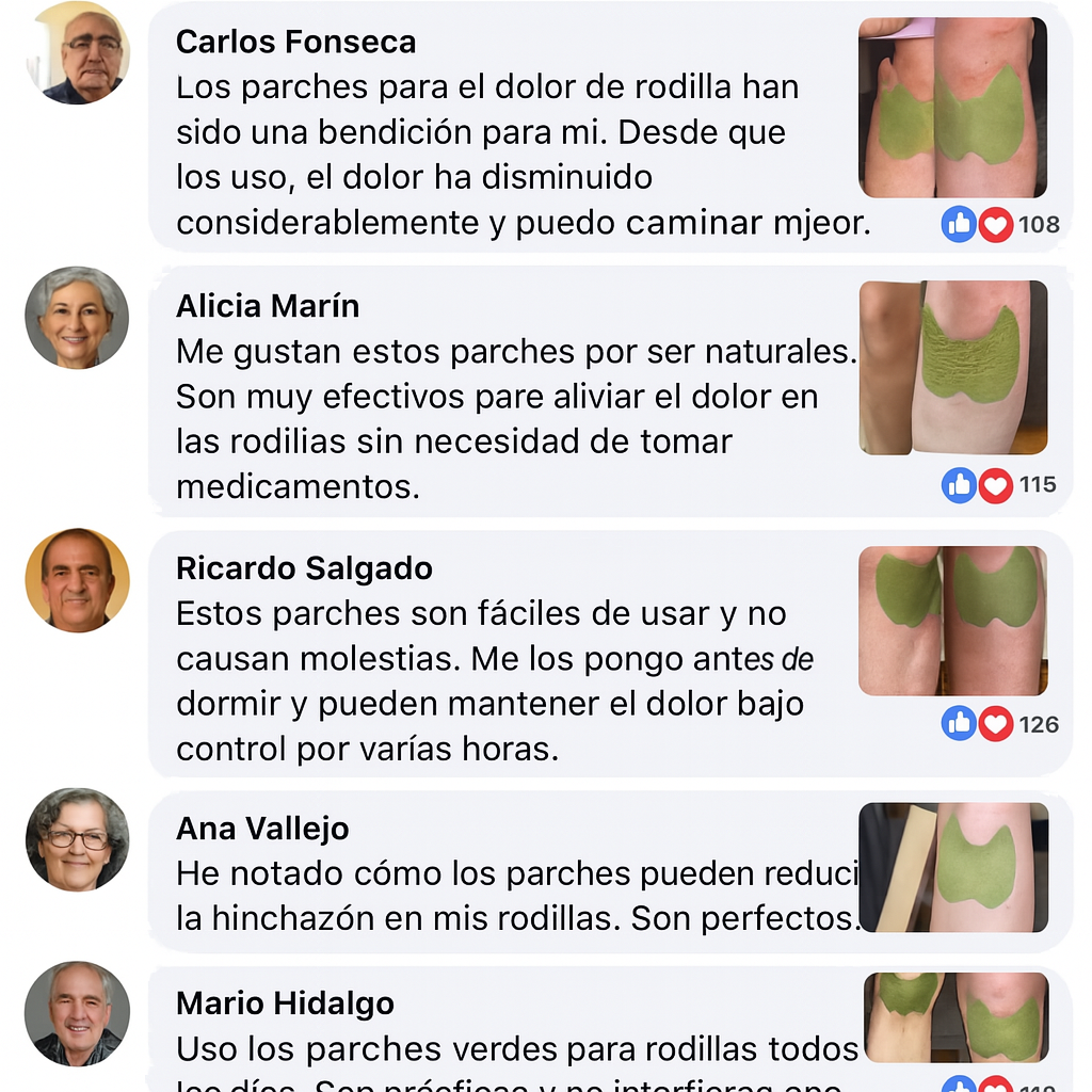 Pack de 60 Unidades de Parches Terapéuticos para Rodillas Alivio inmediato para tu dolor y libertad para moverte 🦵✨