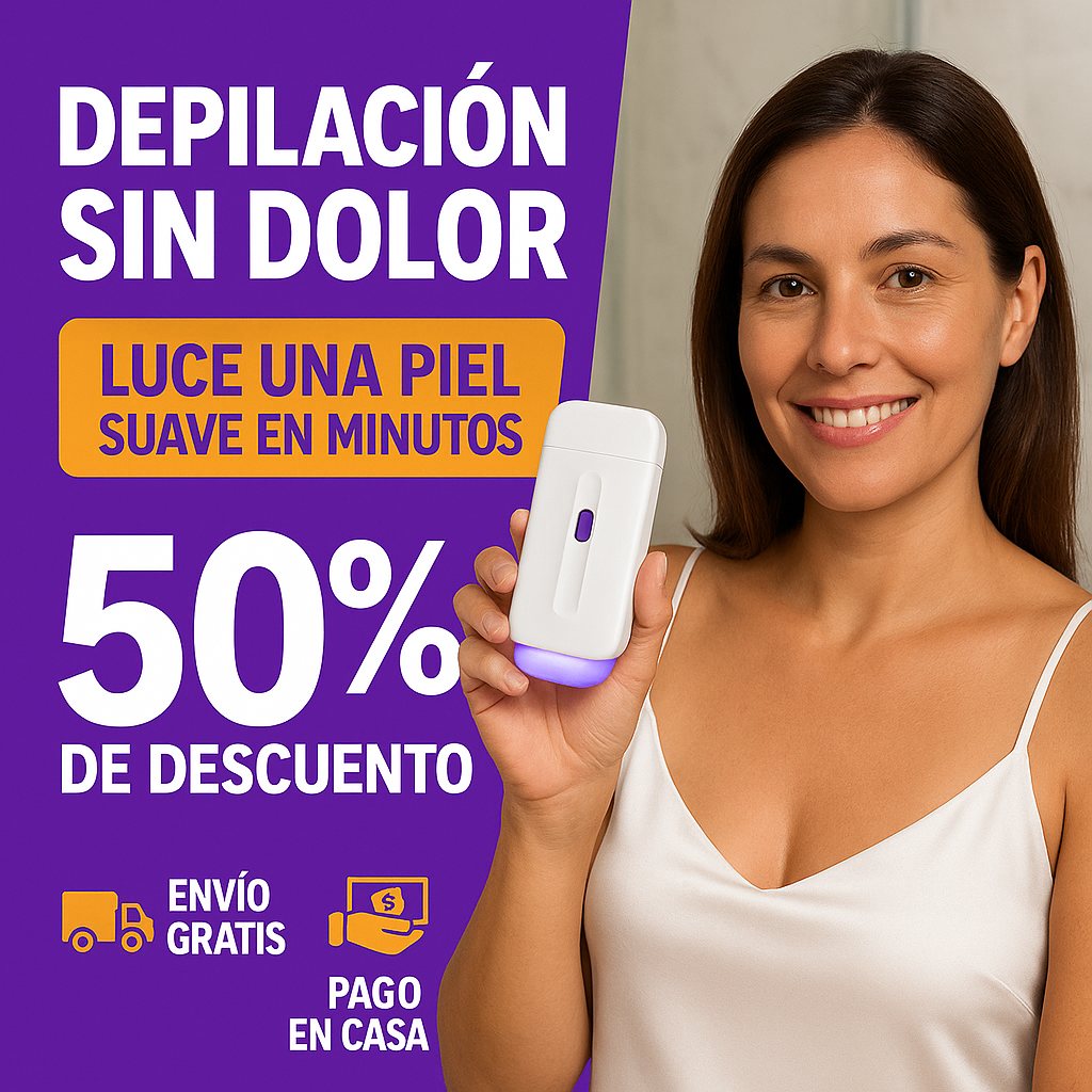 Depiladora Eléctrica Premium — Suavidad al instante, sin dolor ni complicaciones ✨