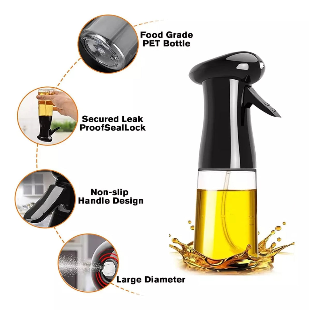 Rociador De Aceite Vinagre Spray 200 Ml De Vidrio