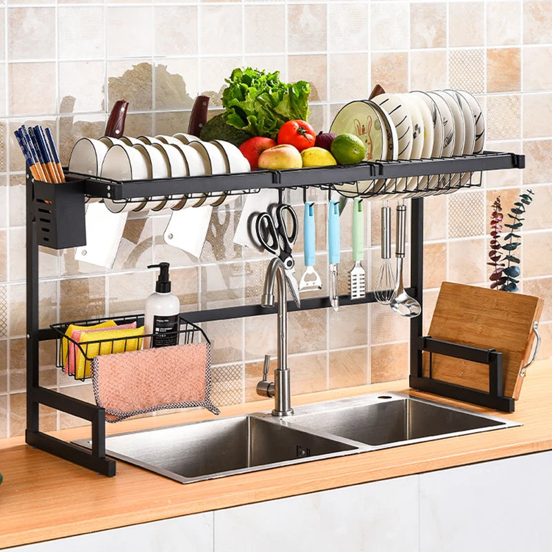 ¡Organiza tu cocina con estilo! Escurridor de Acero Inoxidable + Envío GRATIS 📦