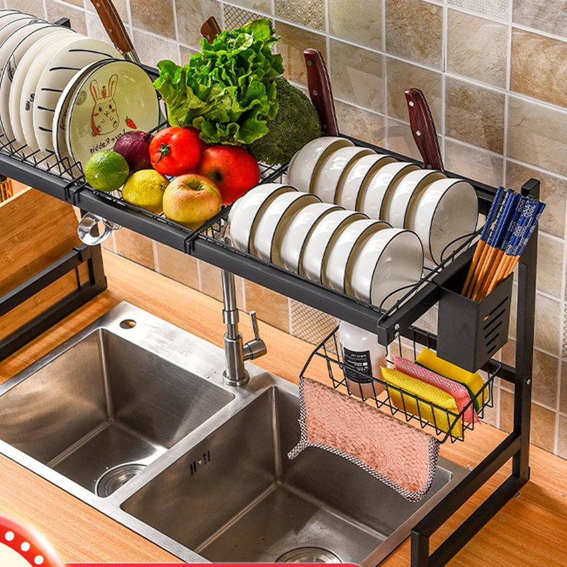 ¡Organiza tu cocina con estilo! Escurridor de Acero Inoxidable + Envío GRATIS 📦