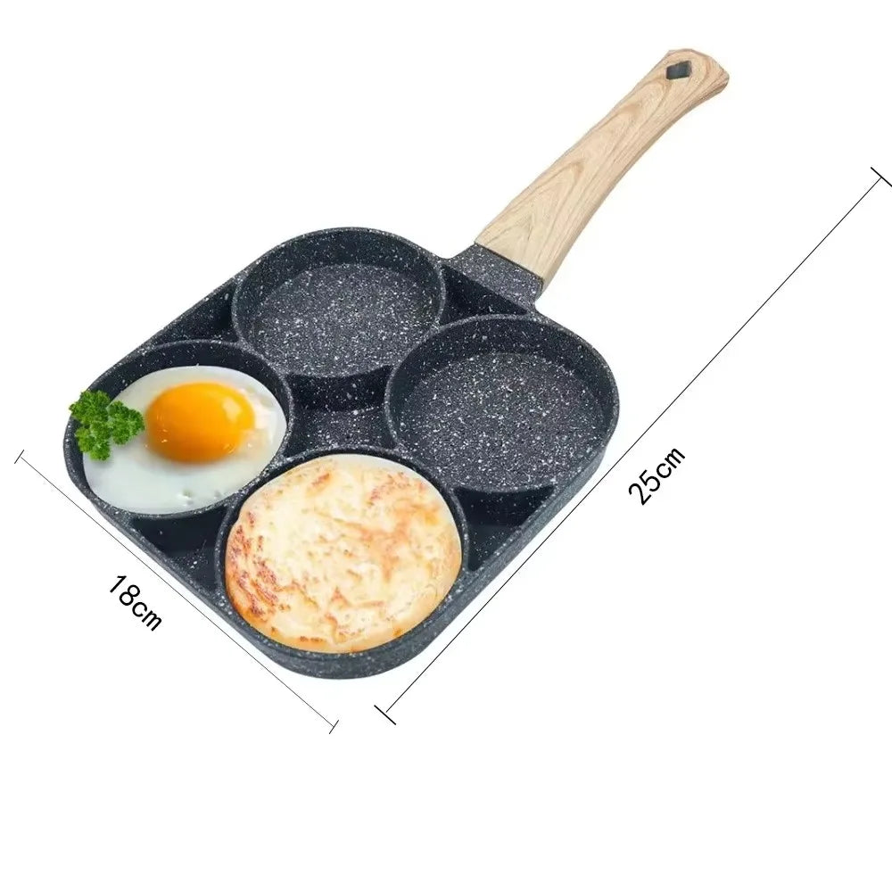 Sartén 4 en 1 Antiadherente – Cocina Más Rápido, Sin Esfuerzo 🍳