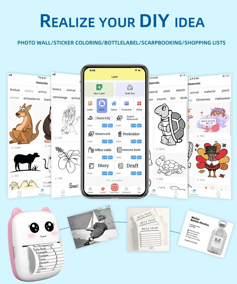 ¡Imprime SIN tinta, al instante y desde tu celular! 🎯 Mini Impresora Portátil + 5 Rollos GRATIS 🚀
