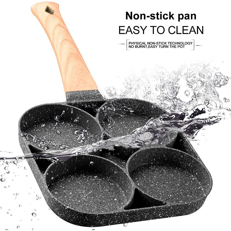 Sartén 4 en 1 Antiadherente – Cocina Más Rápido, Sin Esfuerzo 🍳