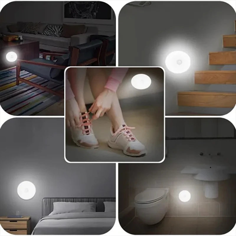 Pack de 4 Lámparas Led con Sensor de Movimiento