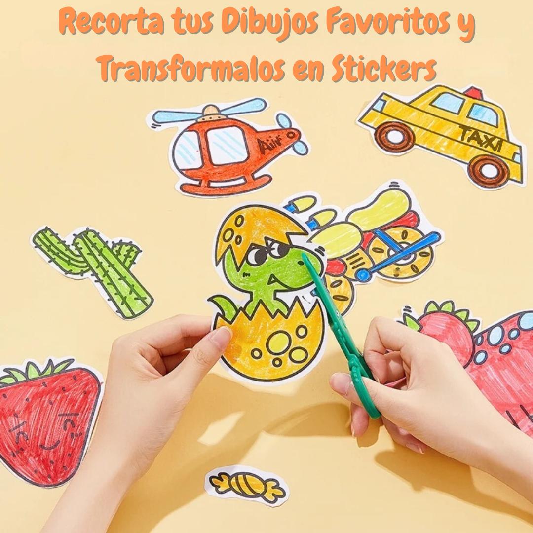 Rollo de Papel Adhesivo para Colorear – ¡Diversión sin Rayones en las Paredes!