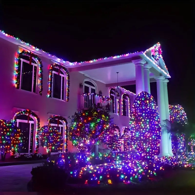 GUIRNALDAS LED SOLAR 50 METROS 🎅🏻 ENVÍO GRATIS Y PAGA EN CASA