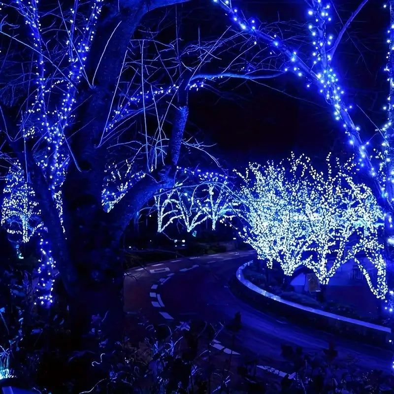 GUIRNALDAS LED SOLAR 50 METROS 🎅🏻 ENVÍO GRATIS Y PAGA EN CASA