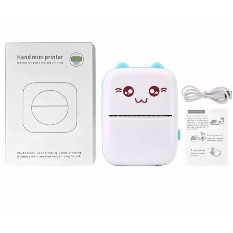 ¡Imprime SIN tinta, al instante y desde tu celular! 🎯 Mini Impresora Portátil + 5 Rollos GRATIS 🚀