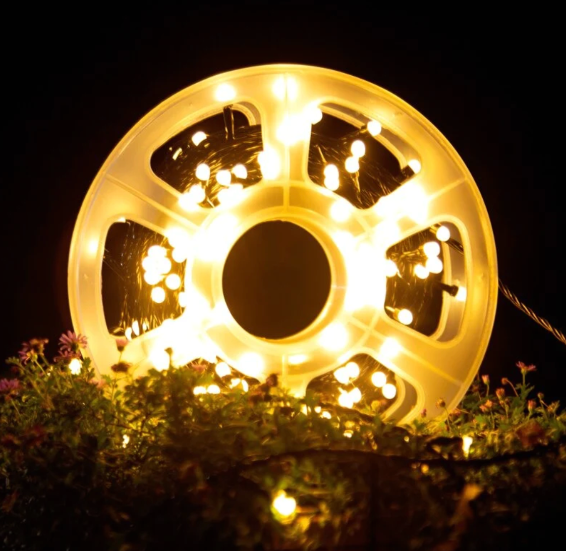 TIRA DE LUCES LED DE 48 METROS A ENCHUFE - Ilumina tu Casa