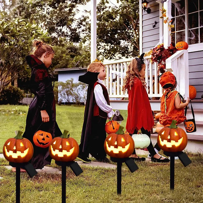 Pack de 2 Estacas Solares De Calabaza para Halloween 🎃🎃