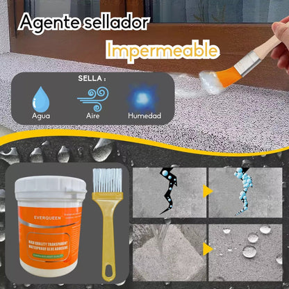 Adhesivo Impermeable 300gr + Brochas + Envío Gratis y Paga en Casa