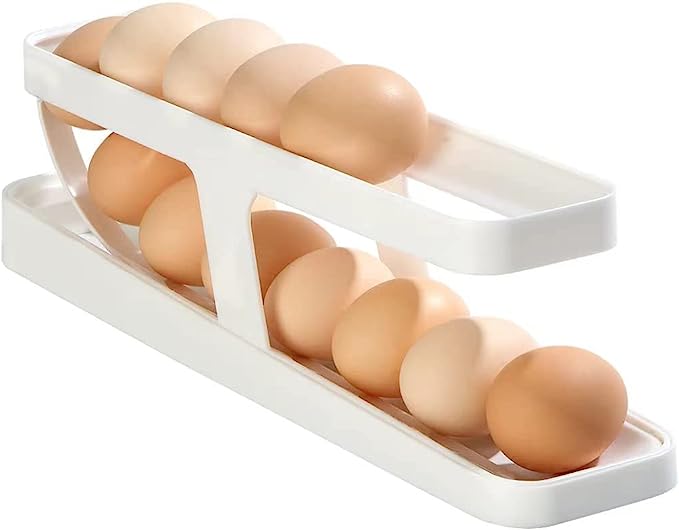 Dispensador de huevos rodantes de 2 niveles