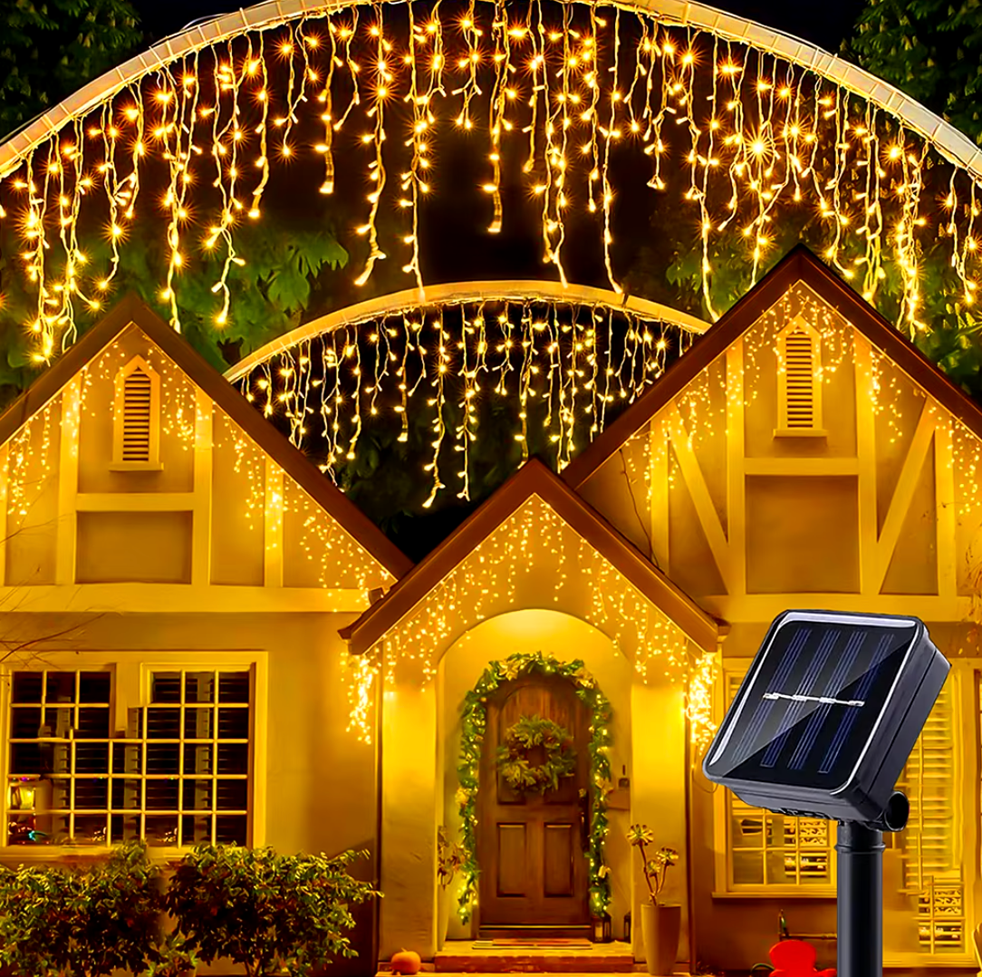 CASCADAS LED SOLAR 🎅🏻 CON ENVÍO GRATIS Y PAGA EN CASA