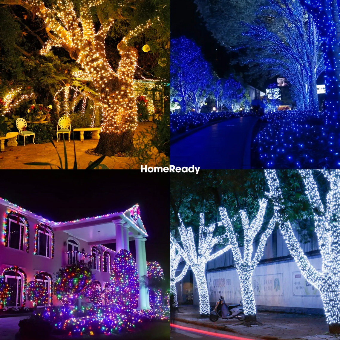 GUIRNALDAS LED SOLAR 50 METROS 🎅🏻 ENVÍO GRATIS Y PAGA EN CASA