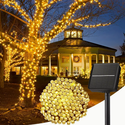 GUIRNALDAS LED SOLAR 50 METROS 🎅🏻 ENVÍO GRATIS Y PAGA EN CASA