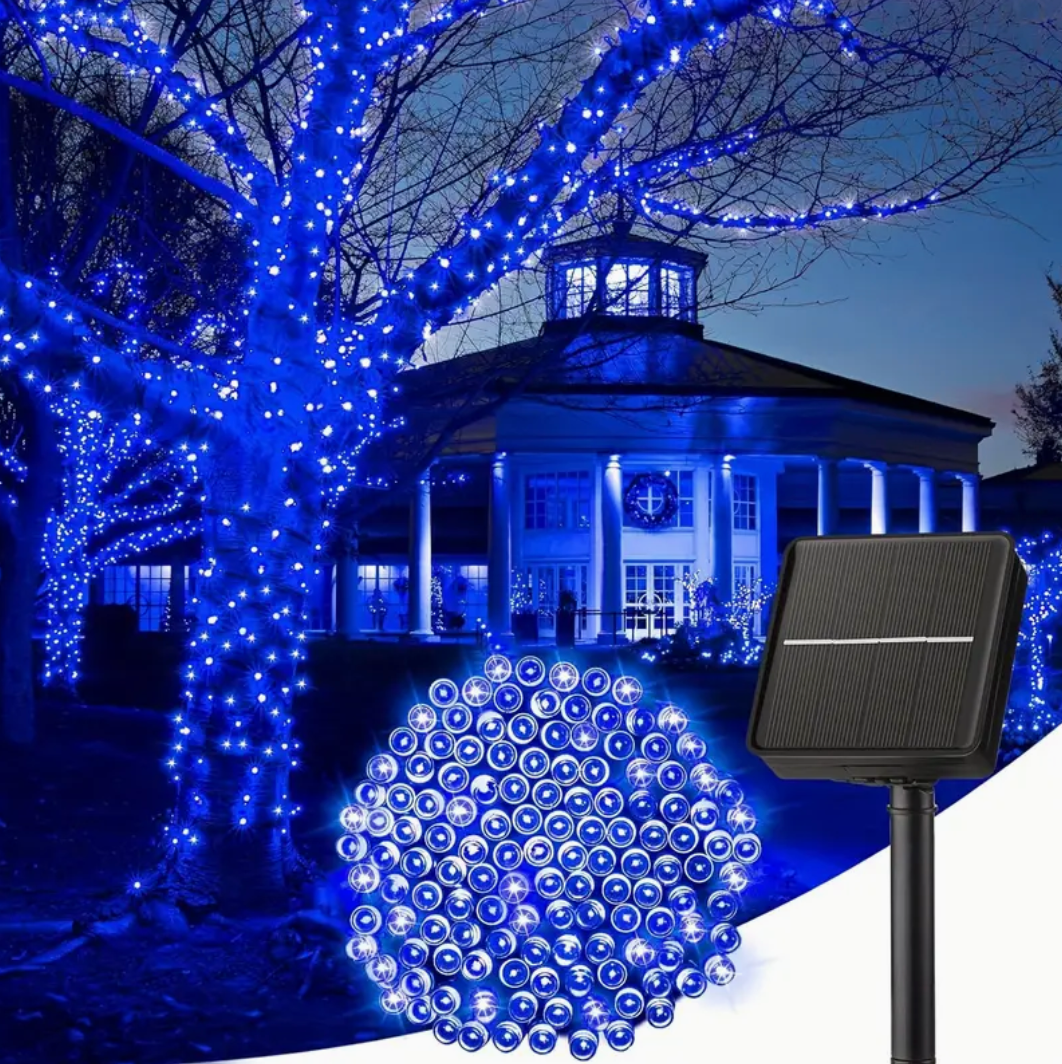 GUIRNALDAS LED SOLAR 50 METROS 🎅🏻 ENVÍO GRATIS Y PAGA EN CASA