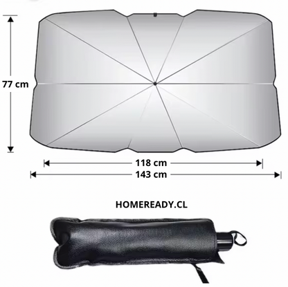 Parasol Plegable para Auto ¡Despídete del Calor Sofocante en tu Auto! ☀️