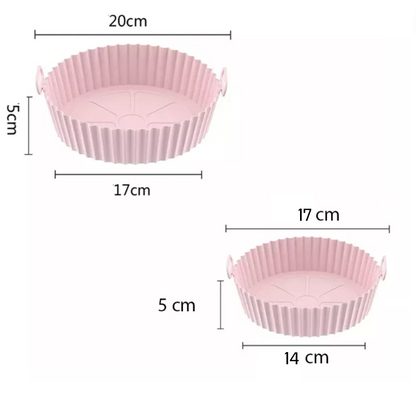 Molde de Silicona Reutilizable para Freidoras de Aire