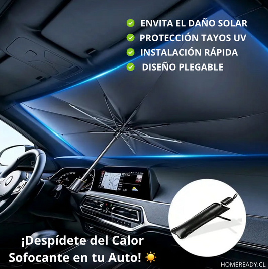 Parasol Plegable para Auto ¡Despídete del Calor Sofocante en tu Auto! ☀️