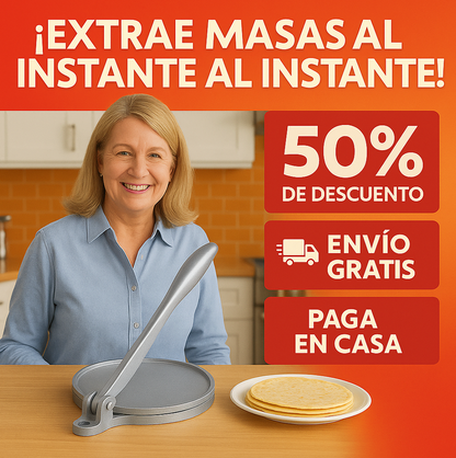 Prensa PROO™: ¡Fajitas, empanadas, arepas y más listas en segundos! 🌮🥟