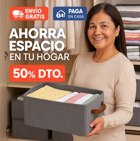 4 Organizadores Plegables Multiuso – Orden Total en Minutos 🏠✨