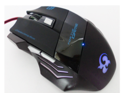 Mouse Gamer T-6 Con Luz, 6 Botones, Cable USB Tipo Soga, Con Filtro