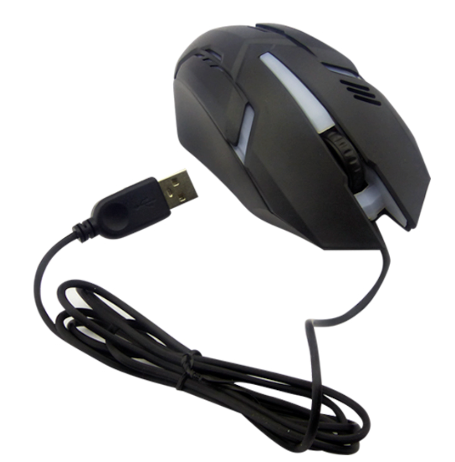 Mouse Gamer Q52 Con Luz Y Cable USB Largo.