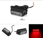Cargue la imagen en el visor de la galería, Luz De Freno Para Moto, 3 LED Rojo Strobo 7 Efectos 12-24 Volt