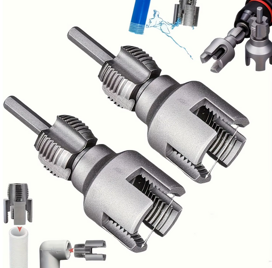 Roscador Pro para Taladro — Rosca Interna y Externa 1/2" y 3/4" — Envío Gratis Chile