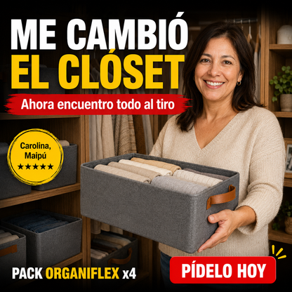 Organiflex™ — Pack 4 Organizadores Plegables Multiuso