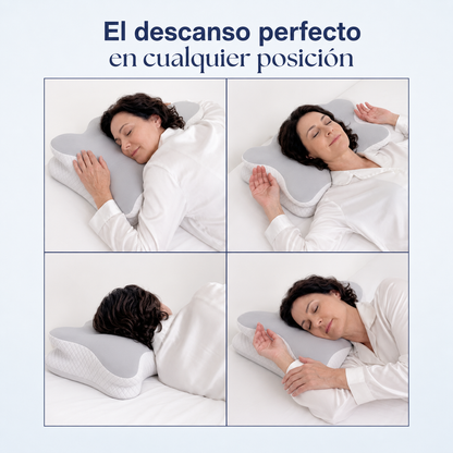 Almohada Cervical Japonés Memory Foam 62cm — Alivia el Dolor de Cuello
