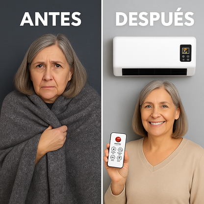 ¡El frío está más fuerte que nunca! Calienta tu pieza al instante con este calefactor tipo aire 🥶🔥