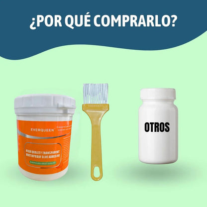 Adhesivo Impermeable 300gr + Brochas + Envío Gratis y Paga en Casa