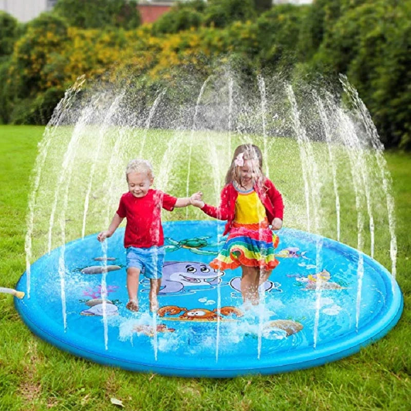 Alfombra Piscina Lanza Agua para Niños y Mascotas